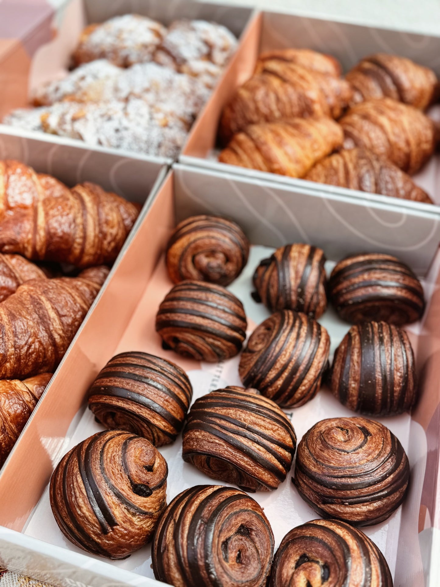 Small Chocolate Croissant Box - Christmas Pre - Order